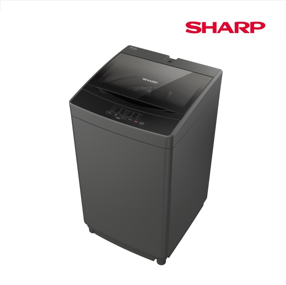Sharp 10.5kg Fully Automatic Washing Machine (Top Load) ES-JN105A9(GY)