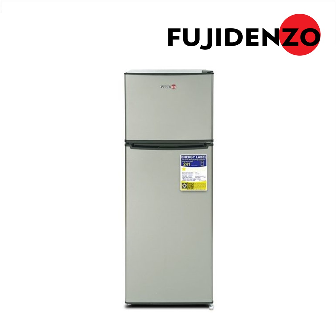 FUJIDENZO 5 cu. ft. Two-Door Direct Cool Refrigerator Large Freezer Space RDD-50S