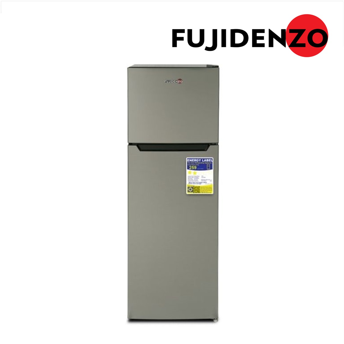 FUJIDENZO 6.5 cu. ft. Two-Door Direct Cool Refrigerator Stainless Look with Hardtop RDD-65S