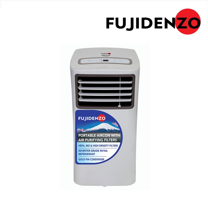 Fujidenzo 1.5 HP Portable Aircon with Air Purifying Filters PAC150AIG