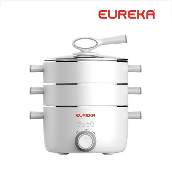 EUREKA  Electric Food Steamer Three Layer 3L MultiChef Food Steamer EFS 3L