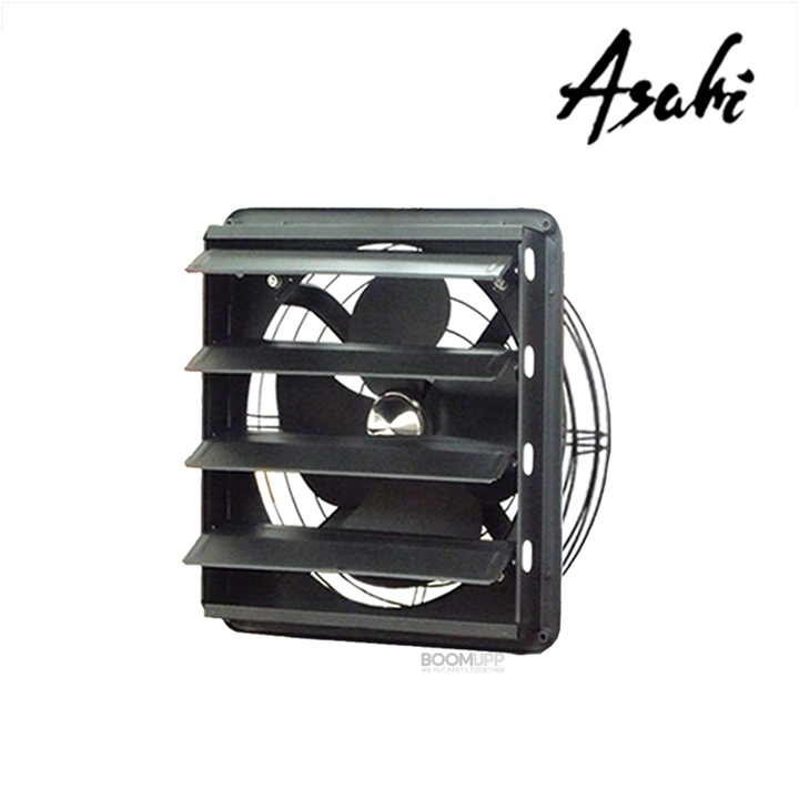 ASAHI 10″ (250mm) 4-leaf Industrial Exhaust Fan w/ Shutter EM-10S