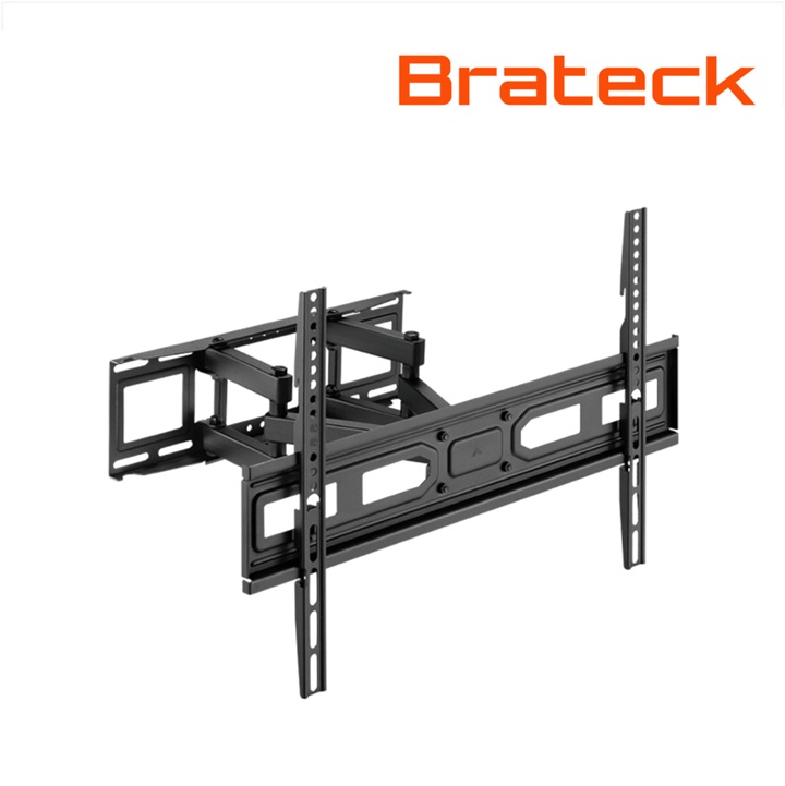 BRATECK Economy Full-Motion Display Wall Mount Arm Fits Most 37″-80″ Flat Panel TVs LPA78-466